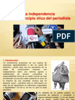 Tema 4 La Indedenpendicia Como Principio Ético Del Periodista