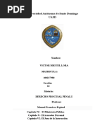 Derecho Procesal Penal I Reporte de Lectura 2.2