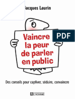 Vaincre La Peur de Parler en Public (Jacques Laurin)