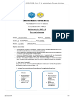 GUIA #2 LAB - Guia #2 de Epidemiologia, Proceso Infeccioso