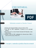 Derecho Notarial Función Notarial y Principios