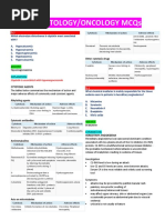 Haematology-Oncology Mcqs