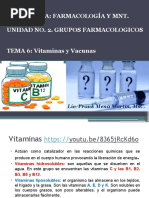 Clase 6. Farmacologia de Vitaminas y Minerales, Vacunas-Y-Antioxidantes.