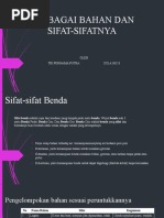 Berbagai Bahan Dan Sifat-Sifatnya