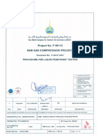 P-005 Liquid Penetant Testing Procedure