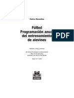 Fútbol Programación Anual Del Entrenamiento de Alevines