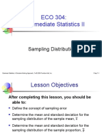 ECO304 - Sampling Distribution