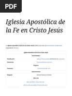 Iglesia Apostólica de La Fe en Cristo Jesús - Wikipedia, La Enciclopedia Libre