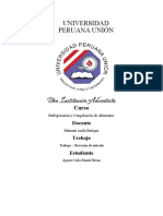 UNIVERSIDAD PERUANA UNIÓN Refrigeracion