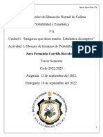 Glosario de Términos de Probabilidad y Estadística