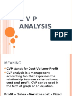 C V P Analysis