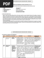 EXPERIENCIA DE APRENDIZAJE 1° de Secundaria