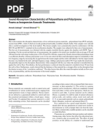 Sound Absorption Characteristics of Polyurethane and Polystyrene Foams As Inexpensive Acoustic Treatments