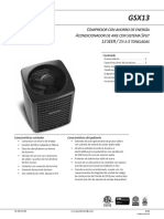 Especificación Técnica - GSX13 Esp. Goodman