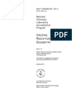 NIST HB150-4-2019 Ionizing Radiation Dosimetry