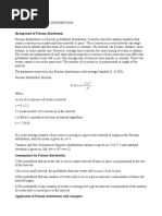 Poisson Distribution