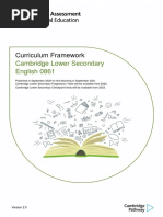 0861 Lower Secondary English Curriculum Framework 2020 - tcm143-592623