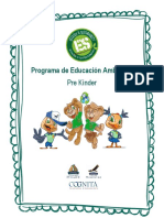 Cuadernillo Educación Ambiental PRE KÍNDER