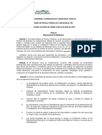 Bando de Policia y Buen Gobierno (Coatzacoalcos) Actualizado 31-05-2016