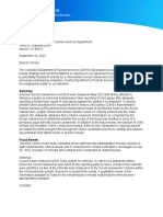 Colorado Department of Human Services: Arapahoe County Department of Human Services Audit Letter