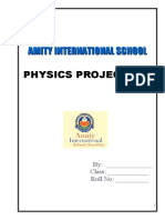 Physics Project File Sample