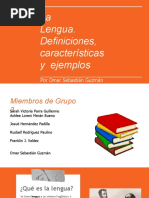 Exposicion Sobre La Lengua