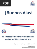 La Protección de Datos Personales en República Dominicana