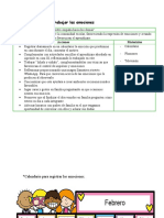 Estrategia para Trabajar Las Emociones