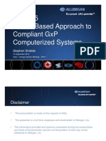 GAMP 5 A Risk Based Approach To A Risk B