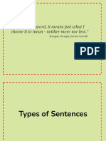 Types of Sentences