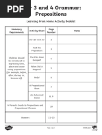 t2 e 2448 Years 3 and 4 Grammar Prepositions Learning From Home Activity Booklet - Ver - 4