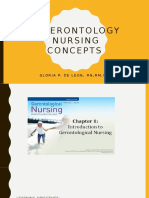 1 Gerontology Nursing Concepts: Gloria P. de Leon, RN, RM, Man