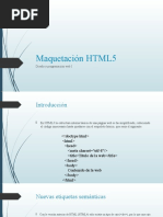 Maquetación HTML5