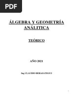 Apunte Algebra y Geometria Analitica 2021