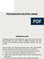 Perubahan Ekuitas Anak