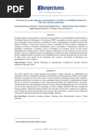 O Docente No Ensino Superior: Oportunidades e Desafios Na Atualidade Diante Das TICS Nas Ciências Ambientais