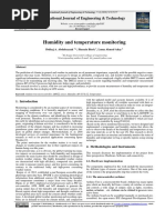 Humididty and Temperatur Monitoring