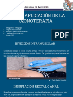 Ozonoterapia, Vias de Administrcion Equipo 6 (Diapositivas)