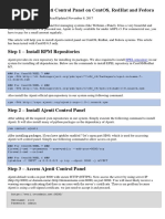 How To Install Ajenti Control Panel On CentOS