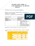 Recopilamos Datos Sobre La Participación Democrática en Nuestra Familia