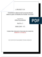 A Project On "Distribution Enhancement in Unconventional Outlets in Parts of Mumbai For Perfetti Van Melle"