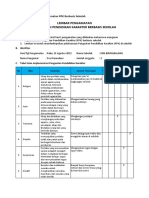 Lampiran 13 Lembar Pengamatan PPK Berbasis Sekolah