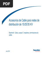 Accesorios de Cable para Redes de Distribución Customer