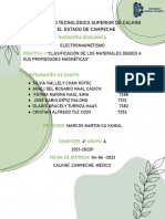 Práctica 5. "Clasificación de Los Materiales Debido A Sus Propiedades Magnéticas."