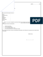 SRT Lamaran & Daftar Riwayat Hidup PT Big