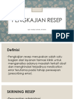 Pengkajian Resep