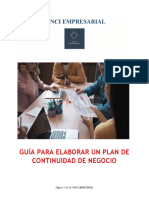 Guia para Elaborar Un Plan de Continuidad de Negocio