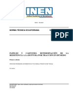 1412 Ecuatoriana - Resitencia A La Ruptura Por Traccion en Humedo