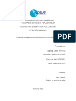 Comunicaciones y Sistema de Información - Gestion en Salud