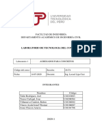 AGREGADOS Informe de Laboratorio 1 